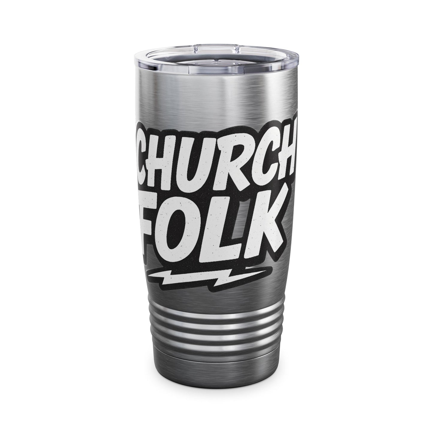 Church Folk 20oz Stainless Tumbler – Insulated Travel Cup
