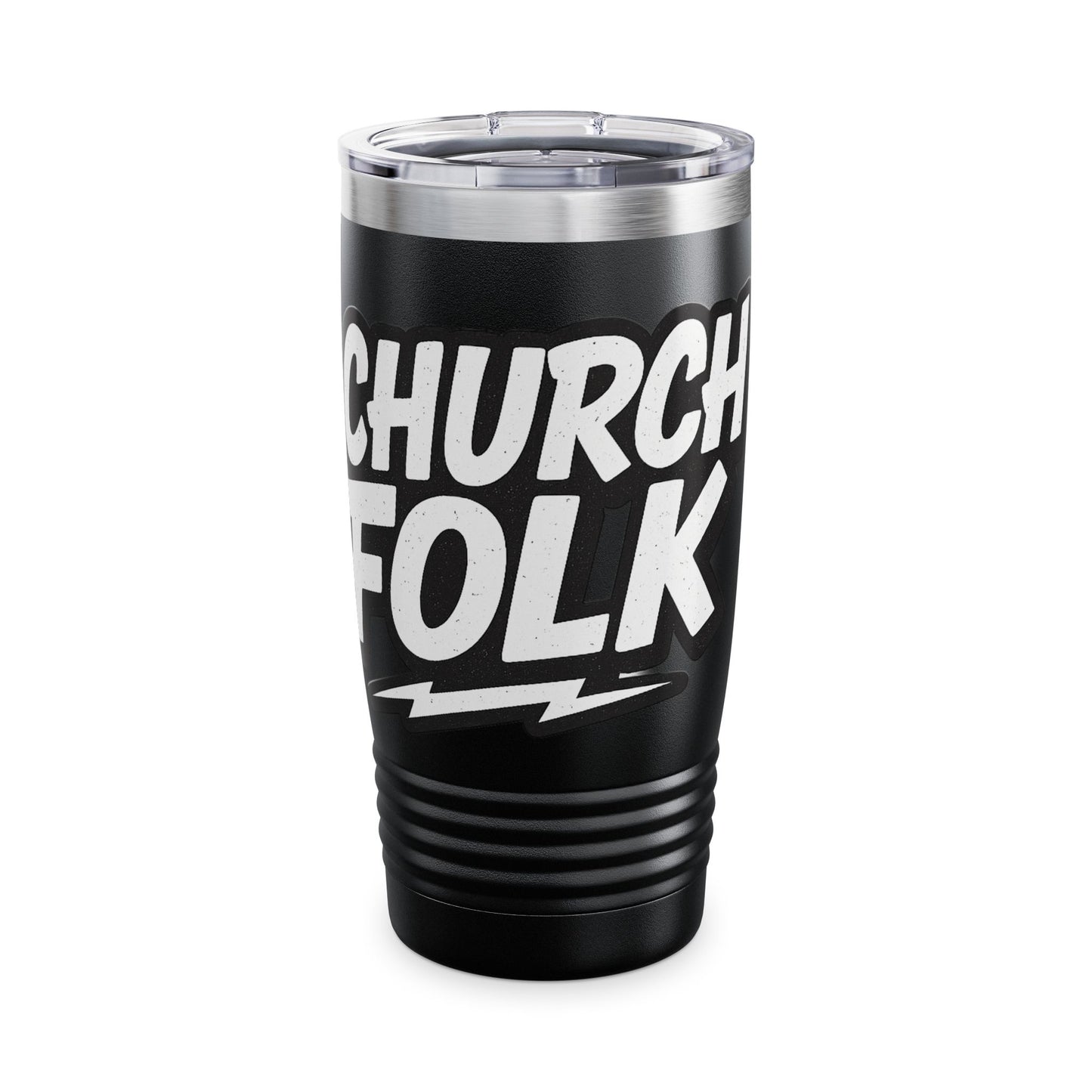 Church Folk 20oz Stainless Tumbler – Insulated Travel Cup